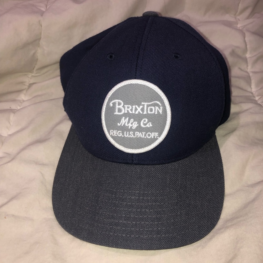 Brixton blue snapback. Its a one size and adjustable